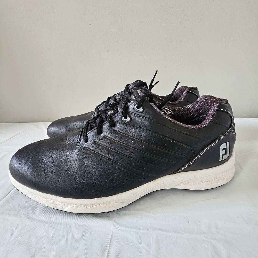 FOOTJOY Arc SL Men's Black Spikeless Golf Shoes, Sneakers